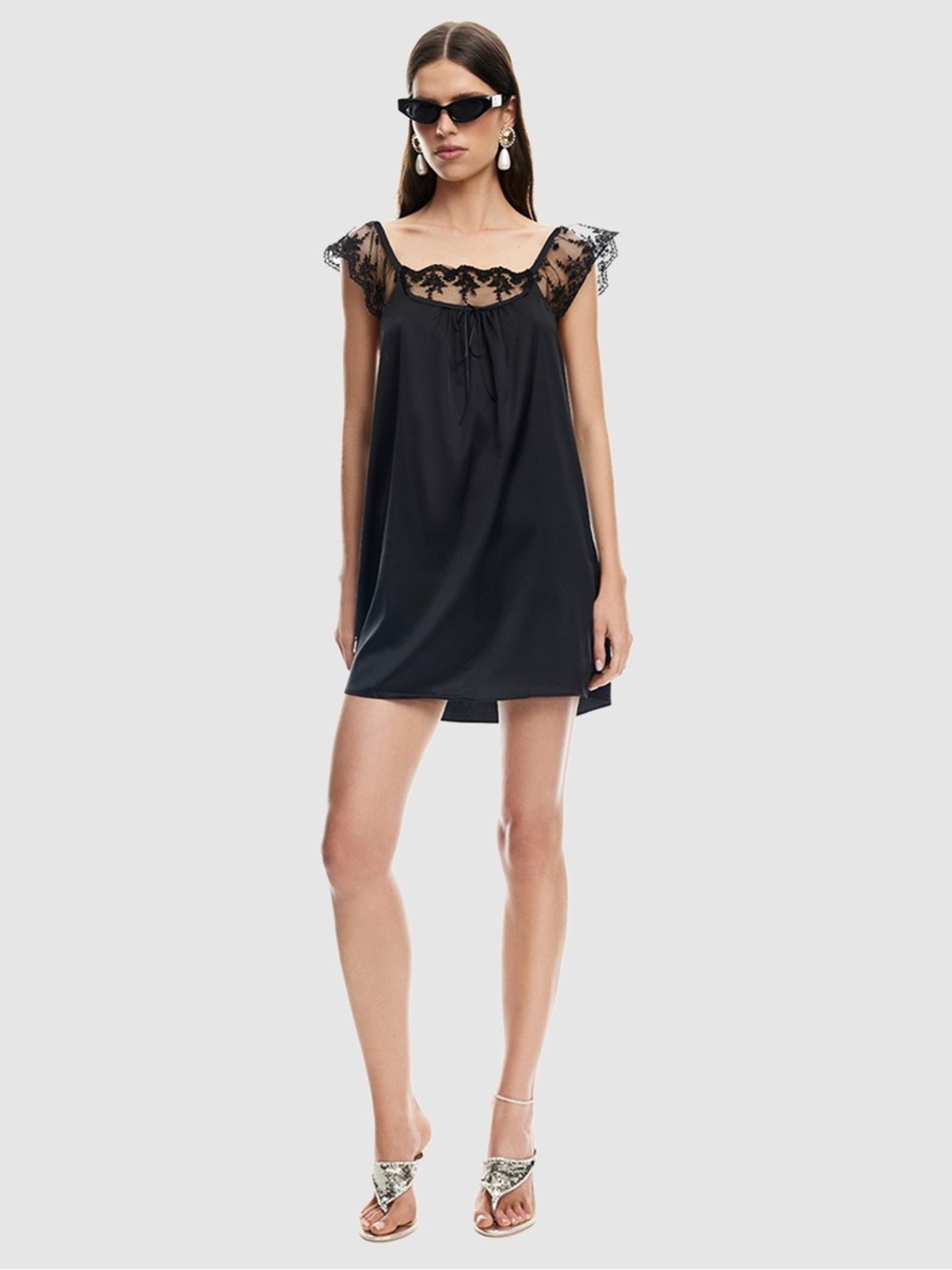 LIONESS | 11:11 MINI DRESS | OBSIDIAN | 1B - Picture 5 of 6
